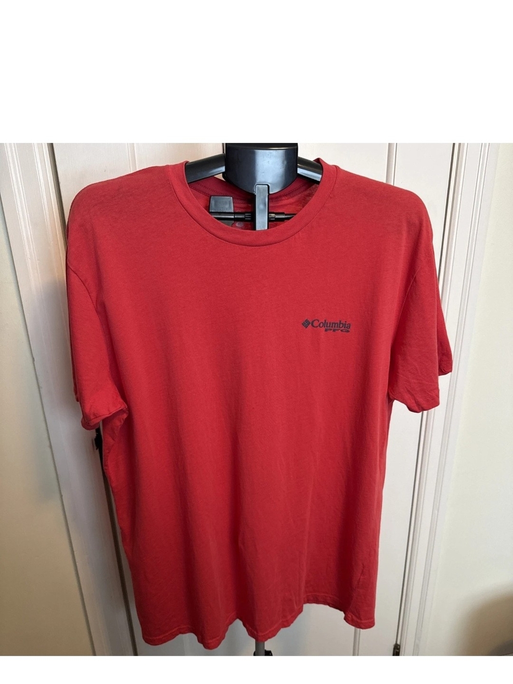 Columbia Shirt Mens XL Orange PFG Crab Graphic Tee Performance Fishing Outdoor